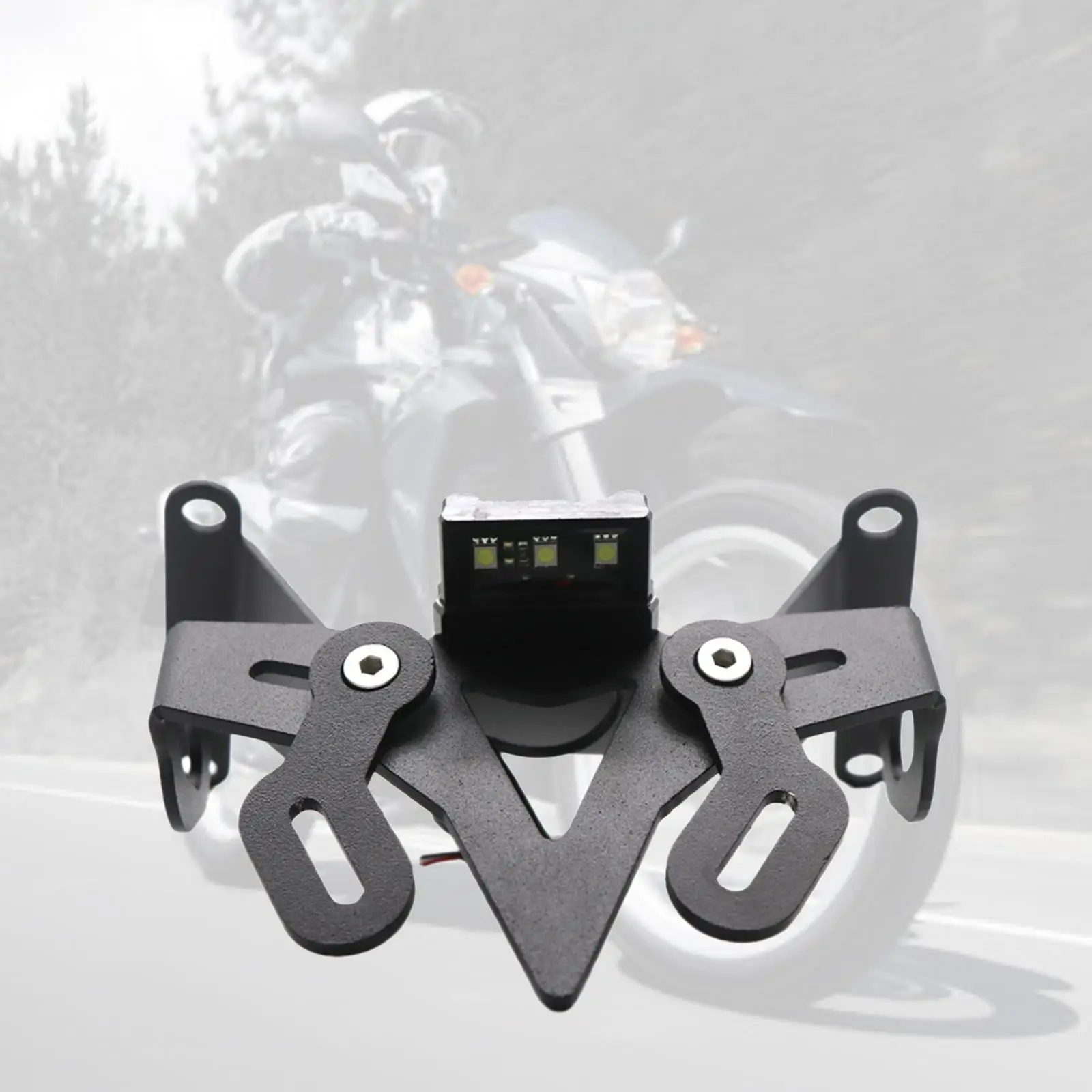 Motorcycle License Plate Holder Bracket with LED Light Carbon Steel Tail Light Mount Frame for Honda CB650R 2019+
Motorcycle License Plate Holder Bracket with LED Light Carbon Steel Tail Light Mount Frame for Honda CB650R 2019+