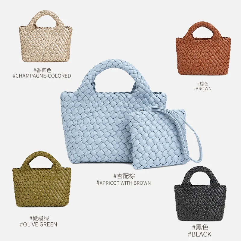Niche handwoven bag mini small bag high-end portable vegetable basket
Niche handwoven bag mini small bag high-end portable vegetable basket
