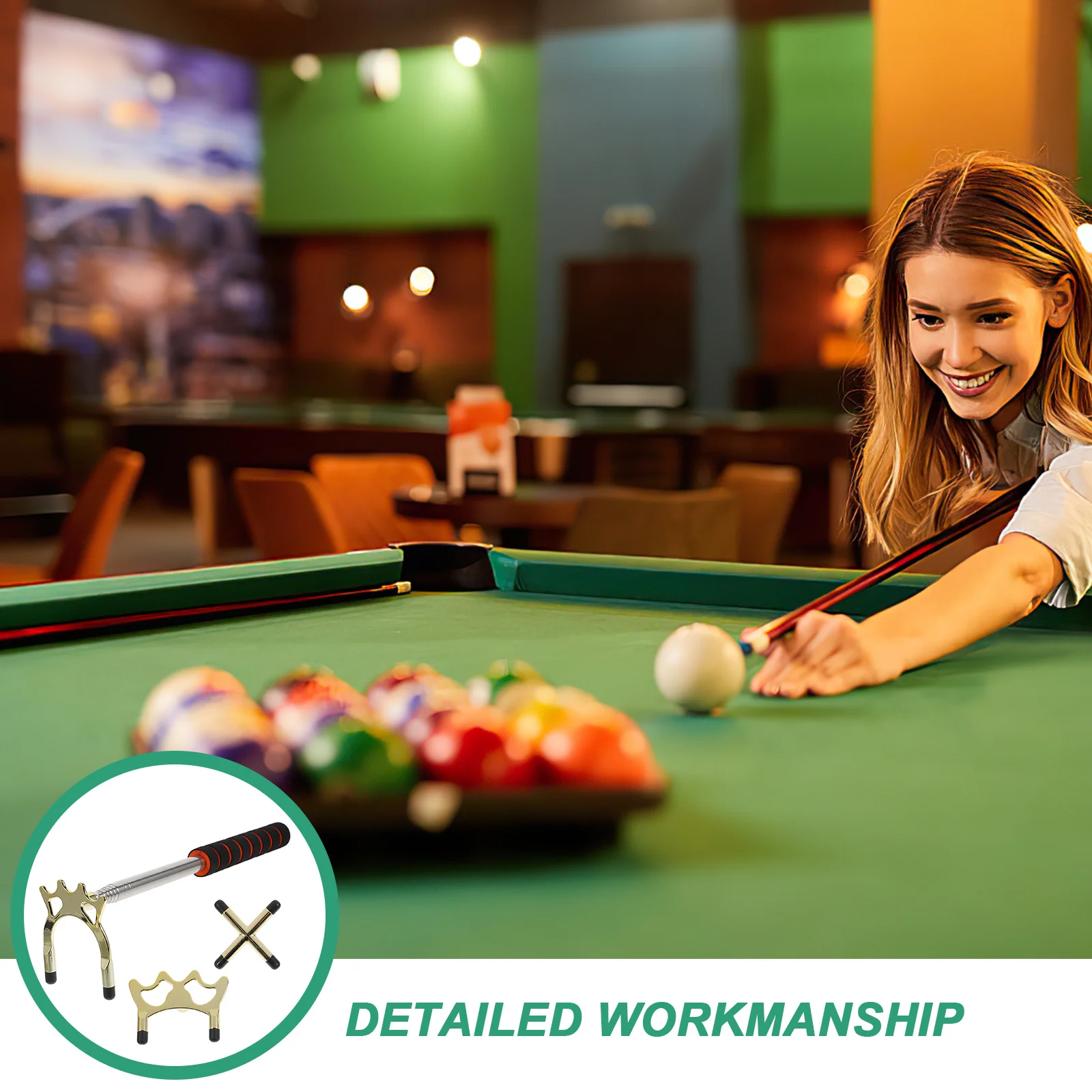 High Quality Metal Pool Bridge Cue Rest Stick Support for Billiards Accessories Snooker Table Pole Stand Game Tool Gear
High Quality Metal Pool Bridge Cue Rest Stick Support for Billiards Accessories Snooker Table Pole Stand Game Tool Gear