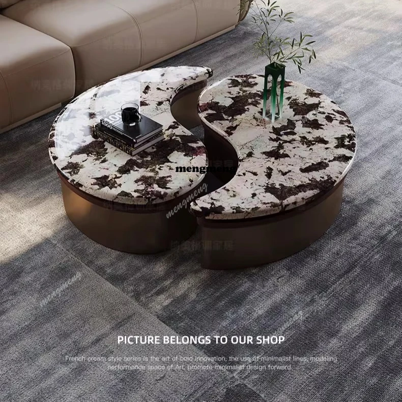 Light luxury marble coffee table living room premium villa Italian minimalist whole house high-end customized natural marble
Light luxury marble coffee table living room premium villa Italian minimalist whole house high-end customized natural marble