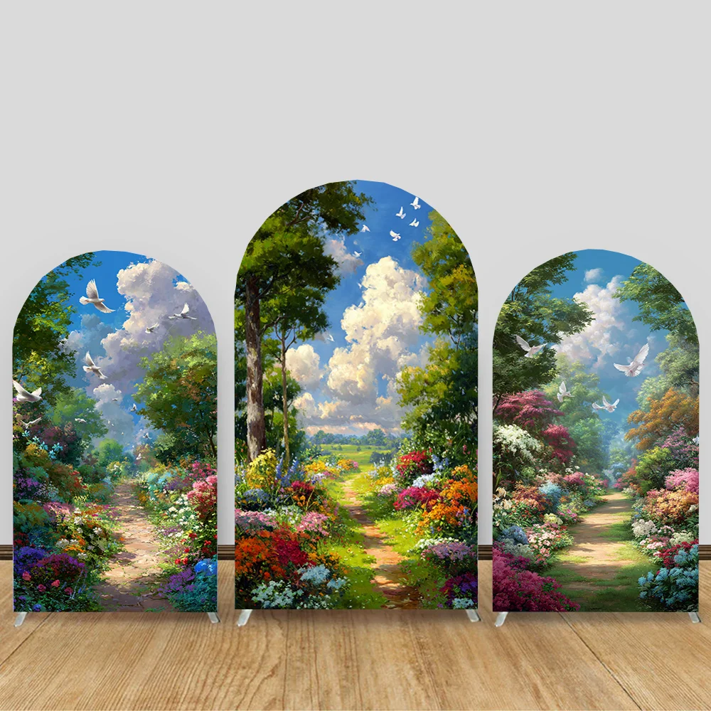 Spring Dream Forest Arch Photography Backdrop Cover Flowers White Clouds Butterfly Custom Decor Baby Girls Birthday Party Photo
Spring Dream Forest Arch Photography Backdrop Cover Flowers White Clouds Butterfly Custom Decor Baby Girls Birthday Party Photo