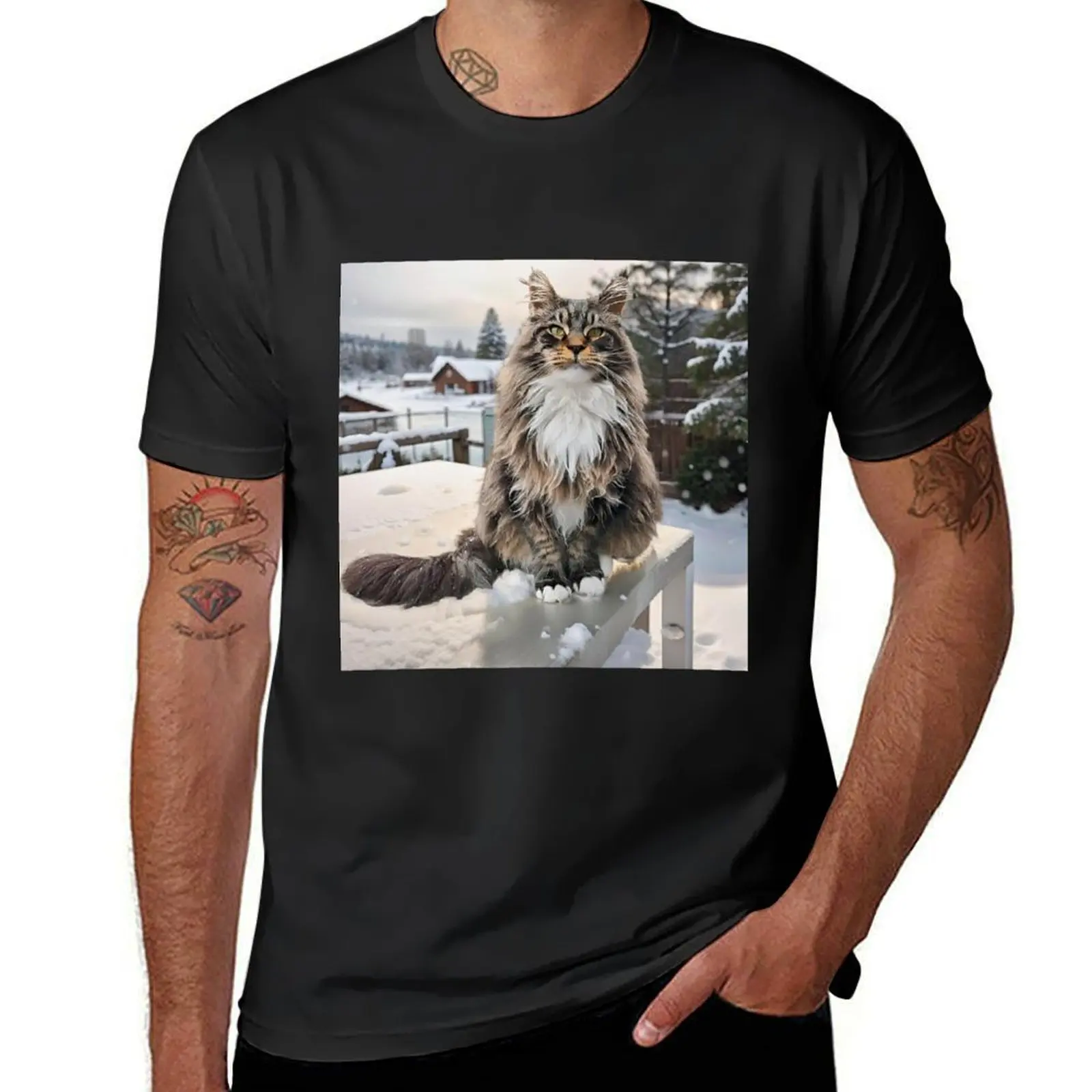 Majestic Winter Cat T-Shirt sports fans sublime plus sizes mens graphic t-shirts hip hop
Majestic Winter Cat T-Shirt sports fans sublime plus sizes mens graphic t-shirts hip hop