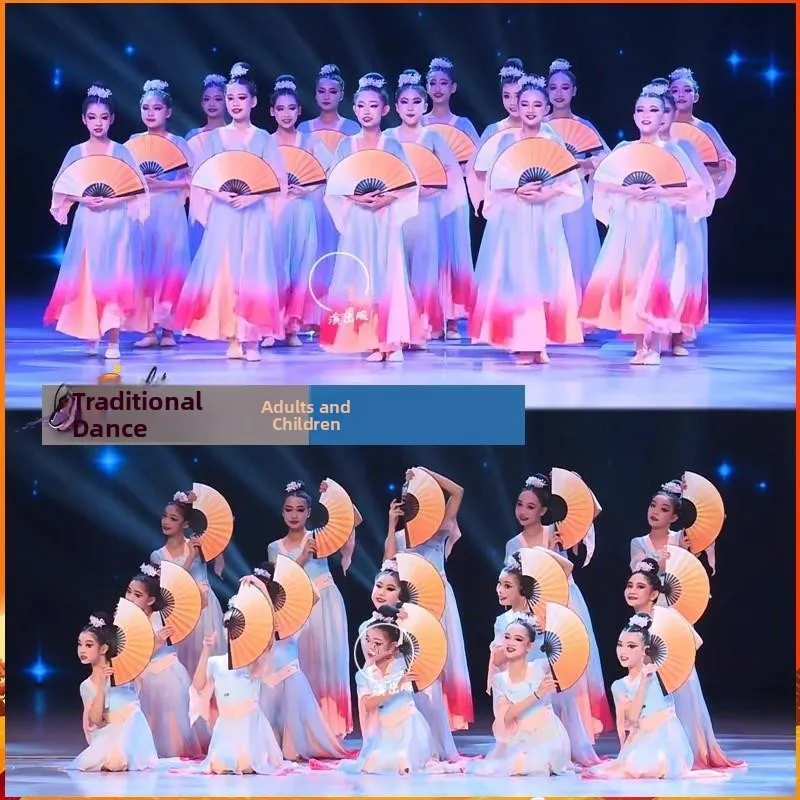 Drunk Spring Breeze Children's Classical Dance Performance Costume Jiangnan Smoke Rain Color Han Tang Group Dance Performance...
Drunk Spring Breeze Children's Classical Dance Performance Costume Jiangnan Smoke Rain Color Han Tang Group Dance Performance...