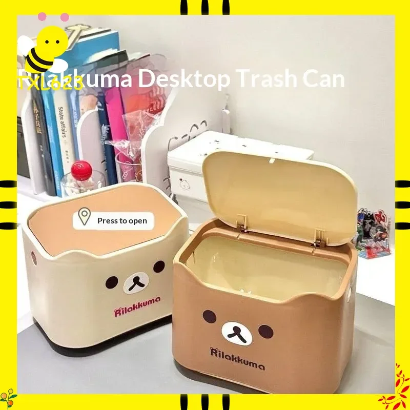 Kawaii Rilakkuma Press-Type Desktop Dustbin Mini Waste Bin For Home Office Bedroom Car Desktop Storage
Kawaii Rilakkuma Press-Type Desktop Dustbin Mini Waste Bin For Home Office Bedroom Car Desktop Storage