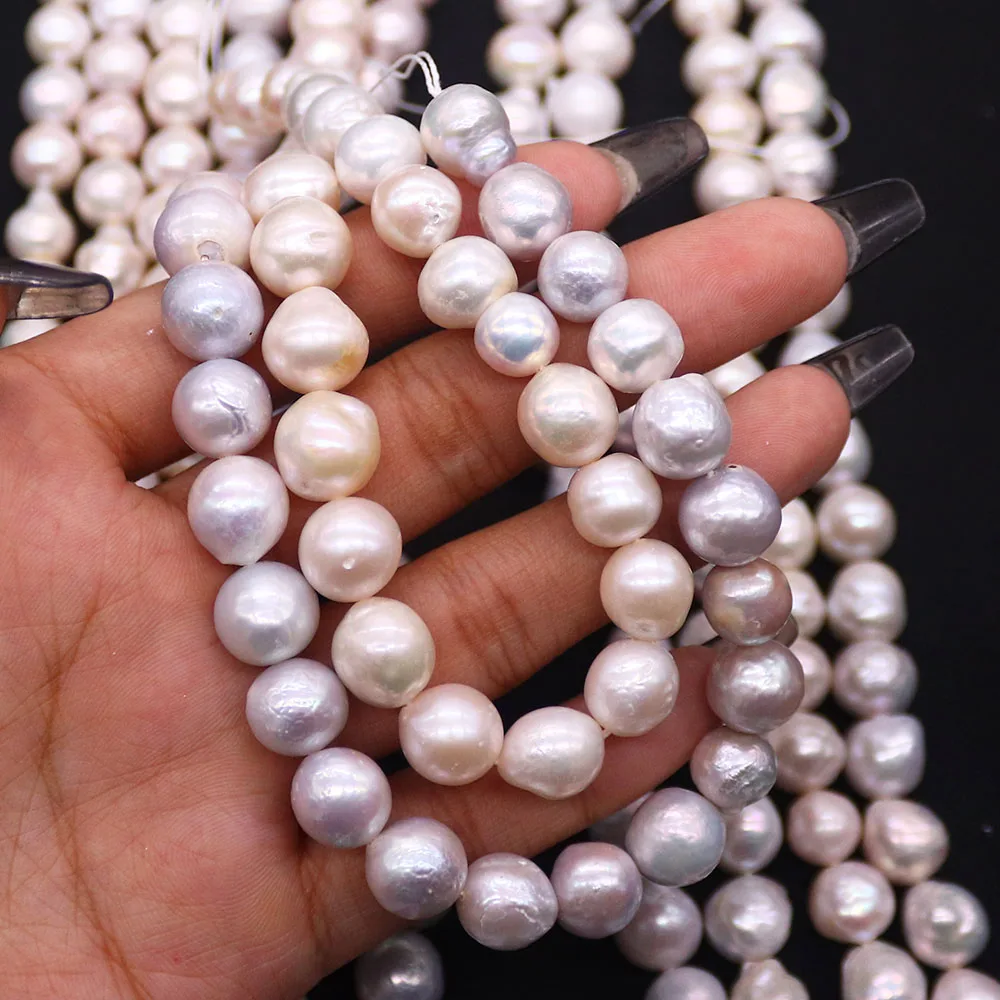 Near-Circular Edison Pearl Loose Beads 9x9mm Freshwater Baroque Pearl Straight-Hole Strung Beads DIY Elegant Necklace Accessory 
Near-Circular Edison Pearl Loose Beads 9x9mm Freshwater Baroque Pearl Straight-Hole Strung Beads DIY Elegant Necklace Accessory