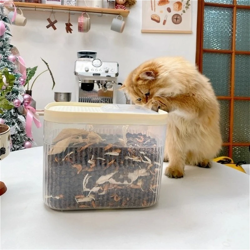 Airtight Pet Food Storage Container Large Capacity Storage Barrel for Dog Cat Pet Food Barrel Food Sealed Moisture-Proof Storage
Airtight Pet Food Storage Container Large Capacity Storage Barrel for Dog Cat Pet Food Barrel Food Sealed Moisture-Proof Storage