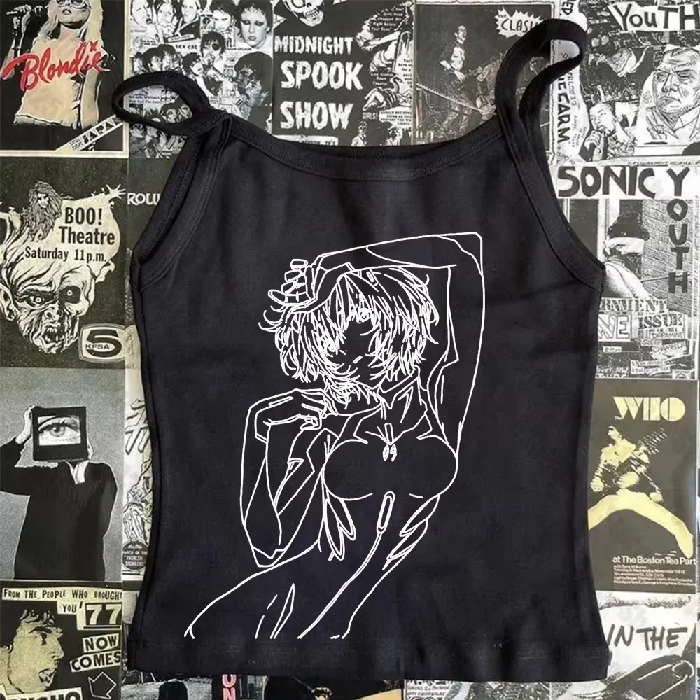 Cross border summer new hot girl cool girl suspender versatile figure print temperament slim fit suspender T-shirt Y2K
Cross border summer new hot girl cool girl suspender versatile figure print temperament slim fit suspender T-shirt Y2K