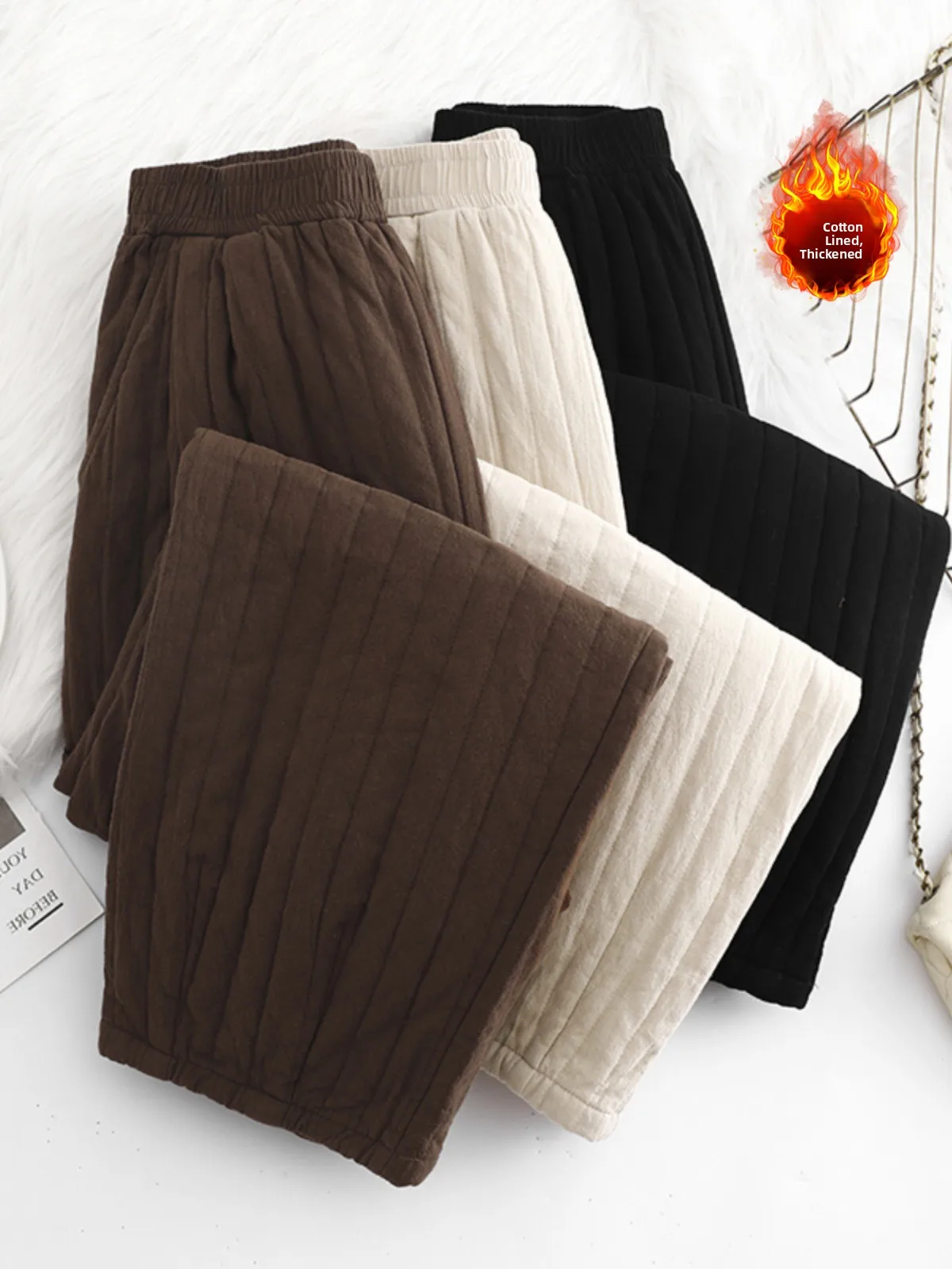 Женские хлопковые брюки Харлан, облегающие повседневные длинные брюки с эластичной резинкой на талии, теплая легкая зимняя верхняя одежда
Женские хлопковые брюки Харлан, облегающие повседневные длинные брюки с эластичной резинкой на талии, теплая легкая зимняя верхняя одежда