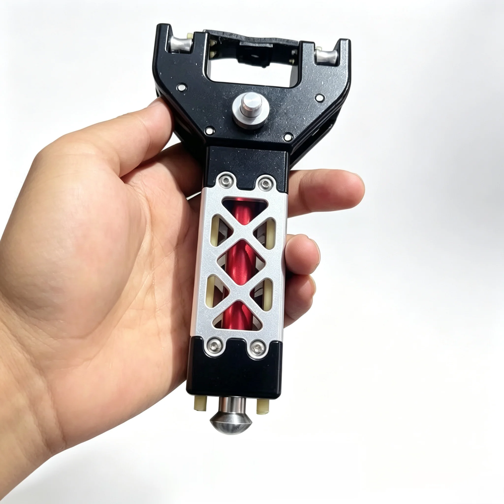 Outdoor Portable EDC Creative CNC Aluminum Alloy Automatic Slingshot with Magazine Automatic Loading Pocket Slingshot
Outdoor Portable EDC Creative CNC Aluminum Alloy Automatic Slingshot with Magazine Automatic Loading Pocket Slingshot