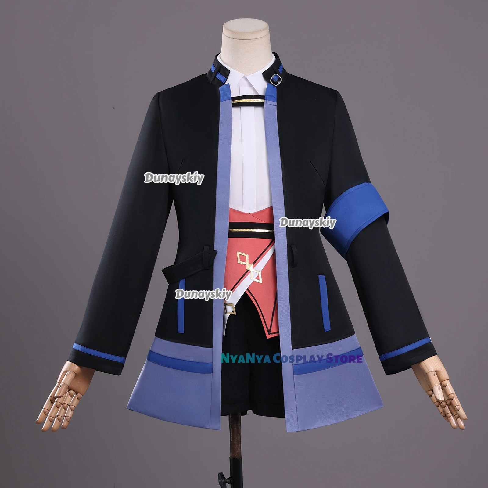 From Commonplace to World’s Strongest Caroline Igurut Cosplay Costume Black Blue Trim Jacket Outfit Halloween Anime Suit
From Commonplace to World’s Strongest Caroline Igurut Cosplay Costume Black Blue Trim Jacket Outfit Halloween Anime Suit
