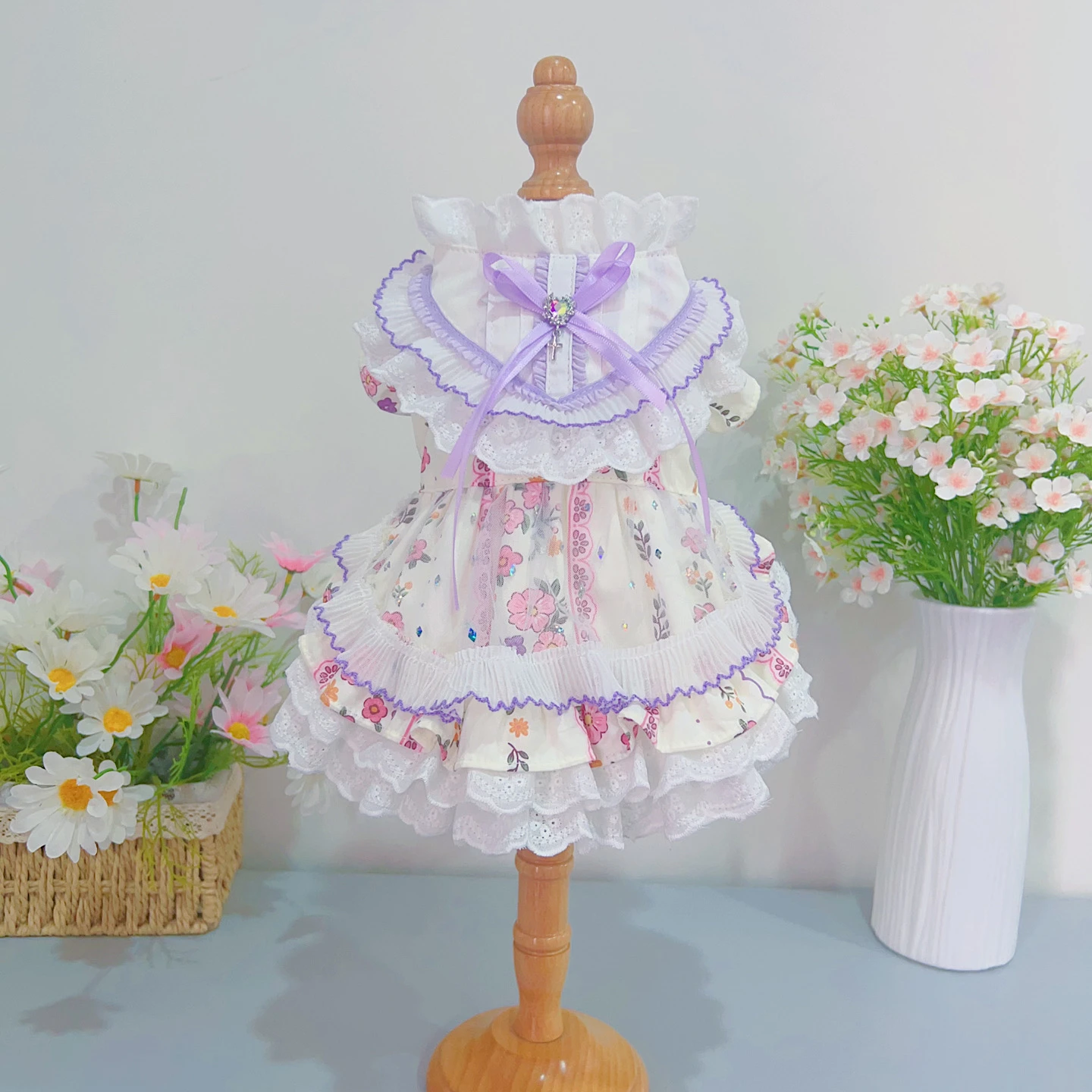 Original Pet Dog Cat Clothes Summer Thin Cotton Flower Print Lovely Princess Dress For Small Medium Dog Chihuahua Puppy Overalls
Original Pet Dog Cat Clothes Summer Thin Cotton Flower Print Lovely Princess Dress For Small Medium Dog Chihuahua Puppy Overalls