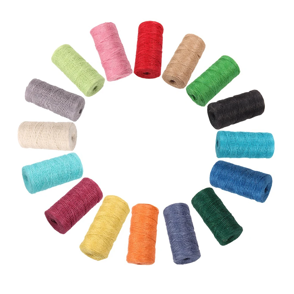 3pcs 100M Hemp Rope For Decoration Diy Craft Gardening Wedding Festival Bundling String Artificial Ribbon Decorative Rope
3pcs 100M Hemp Rope For Decoration Diy Craft Gardening Wedding Festival Bundling String Artificial Ribbon Decorative Rope