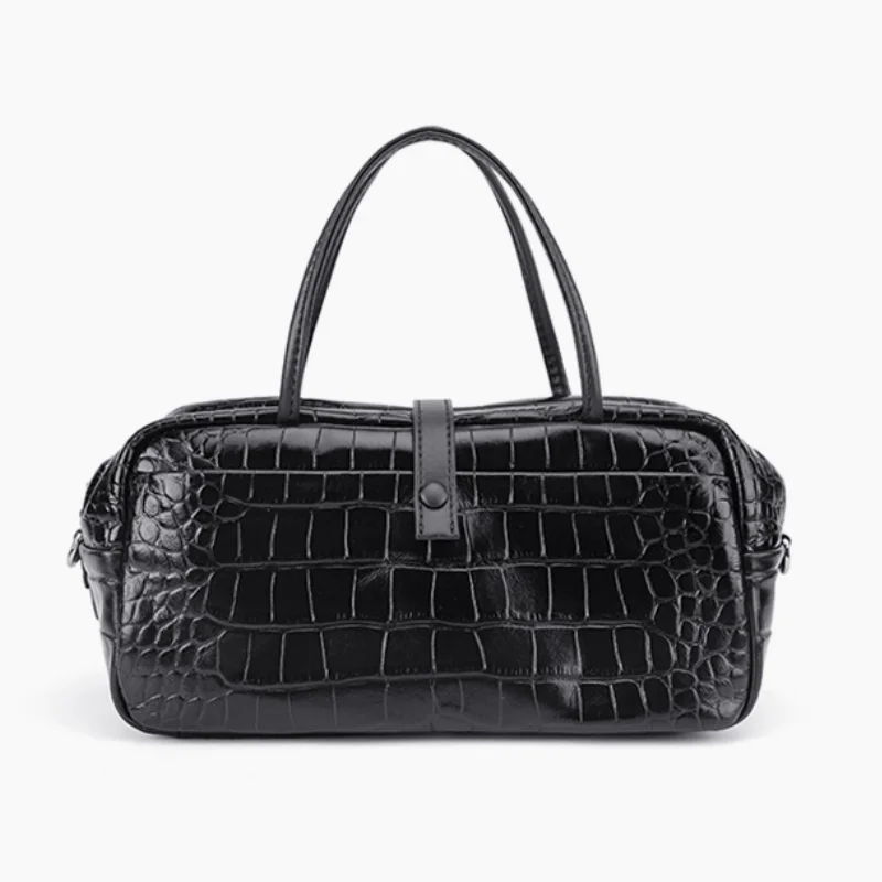 2026New Multi-pocket Crossbody Bag Vintage Crocodile Embossed Genuine Leather Handbag for Women Retro Boston Pillow Shoulder Bag
2026New Multi-pocket Crossbody Bag Vintage Crocodile Embossed Genuine Leather Handbag for Women Retro Boston Pillow Shoulder Bag