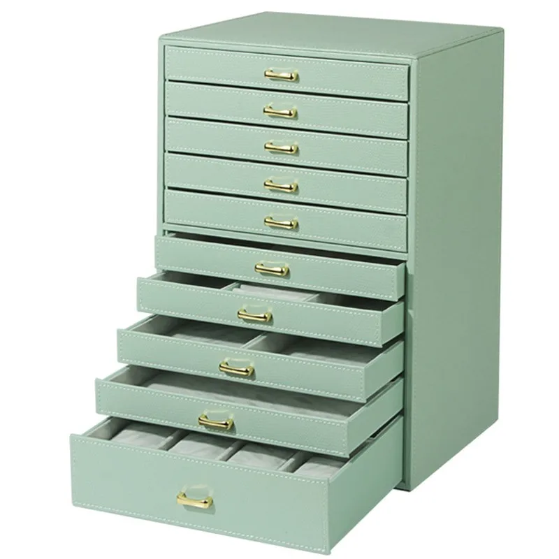 High-end European leather multi-layer home solid wood with lock jewelry box jewelry box necklace storage box jewelry bag gift
High-end European leather multi-layer home solid wood with lock jewelry box jewelry box necklace storage box jewelry bag gift