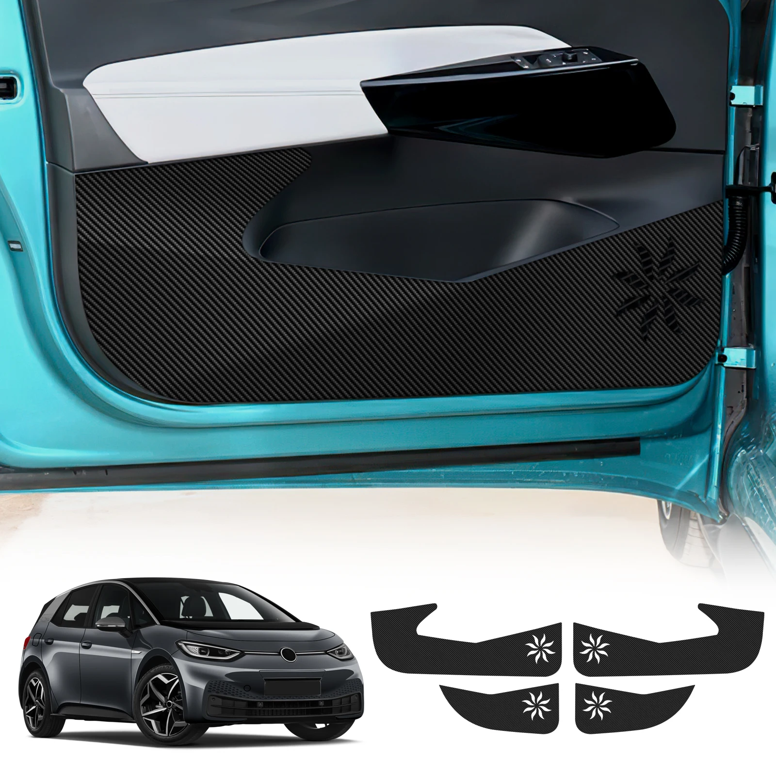 Door Anti-kick Pad for Volkswagen VW ID.3 ID3 2023 2022 2021 2020 LHD RHD Car PU Leather Carbon Mat Interior Trim Accessories
Door Anti-kick Pad for Volkswagen VW ID.3 ID3 2023 2022 2021 2020 LHD RHD Car PU Leather Carbon Mat Interior Trim Accessories