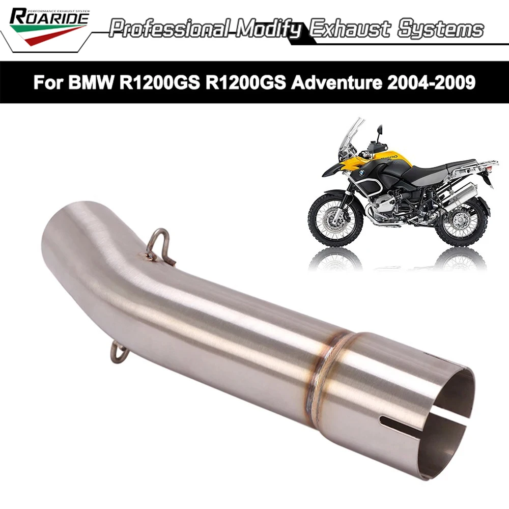 For BMW R1200GS R1200GS ADV 2004-2009 Motorcycle Exhaust System Middle Link Pipe Escape Moto Muffler With DB Killer Stainless
For BMW R1200GS R1200GS ADV 2004-2009 Motorcycle Exhaust System Middle Link Pipe Escape Moto Muffler With DB Killer Stainless