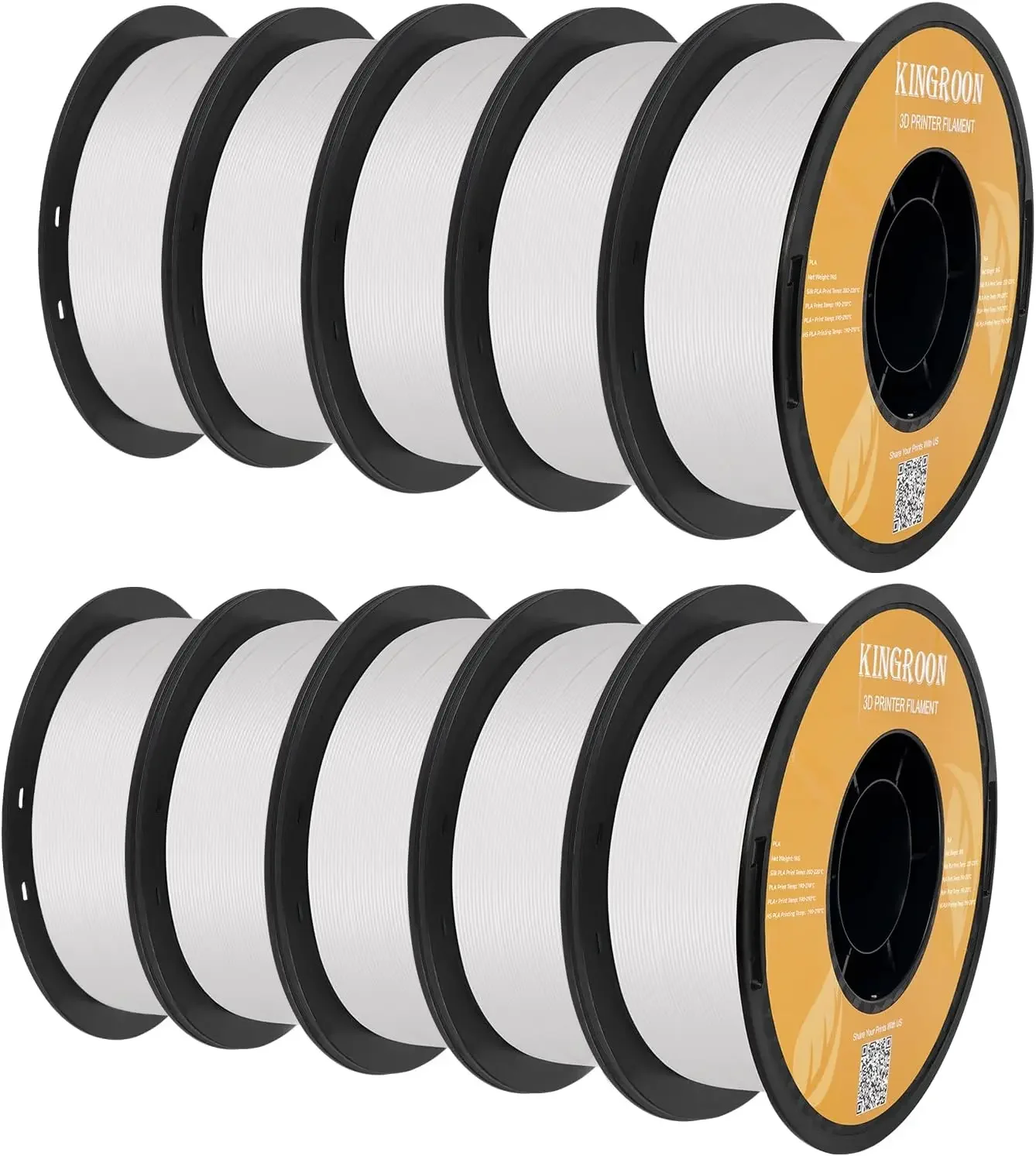 Kingroon High Speed PLA Bundle 3D Printer Filament 1.75mm, 3D Printer Rapid Filament for 30-600mm/s Hyper Printing Filament, Dim
Kingroon High Speed PLA Bundle 3D Printer Filament 1.75mm, 3D Printer Rapid Filament for 30-600mm/s Hyper Printing Filament, Dim