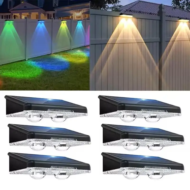 Солнечные светильники для забора, водонепроницаемые RGB LED настенные лампы, уличные светильники для ступеней, террасы, двора, дорожек, перил, садового декора
Солнечные светильники для забора, водонепроницаемые RGB LED настенные лампы, уличные светильники для ступеней, террасы, двора, дорожек, перил, садового декора