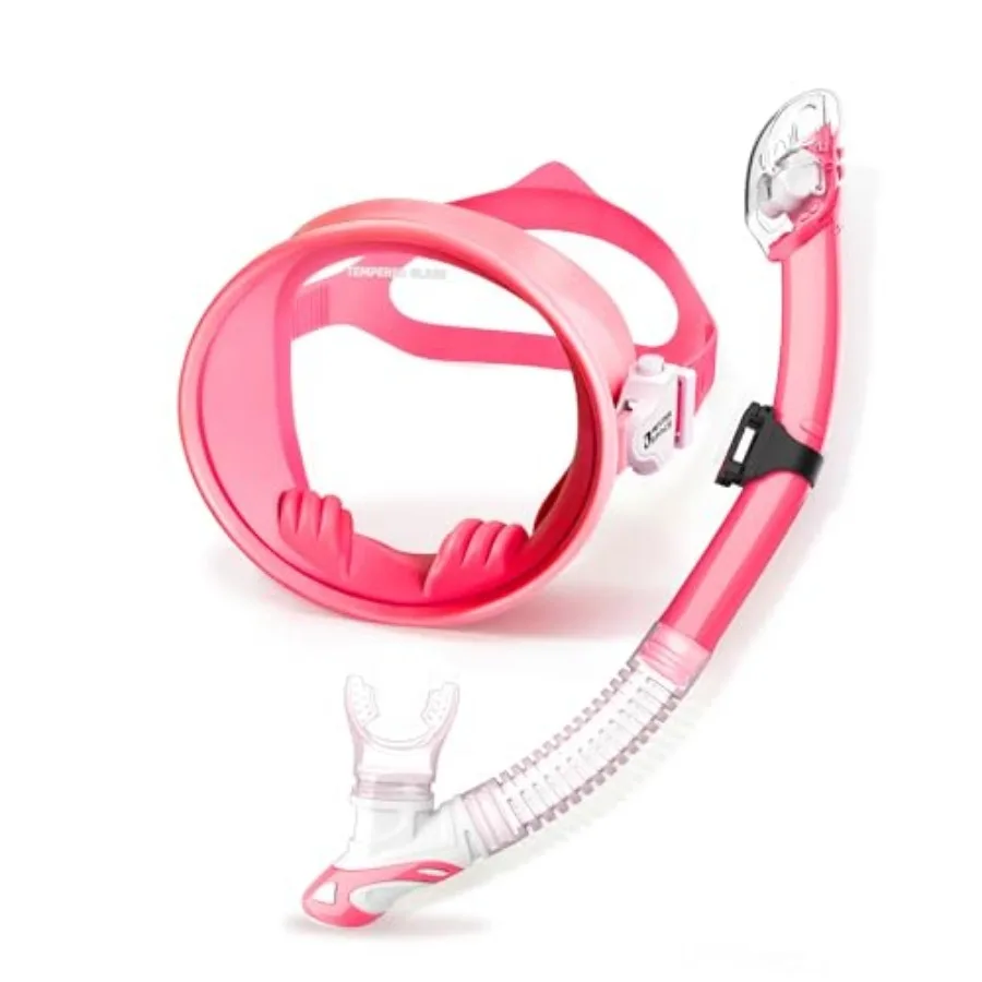 Snorkeling Gear for Adults Women Men Youth, Dry Top Snorkel Mask Set with Oval Tempered Glass Lens, 180° Clear View Anti Fog Wa
Snorkeling Gear for Adults Women Men Youth, Dry Top Snorkel Mask Set with Oval Tempered Glass Lens, 180° Clear View Anti Fog Wa
