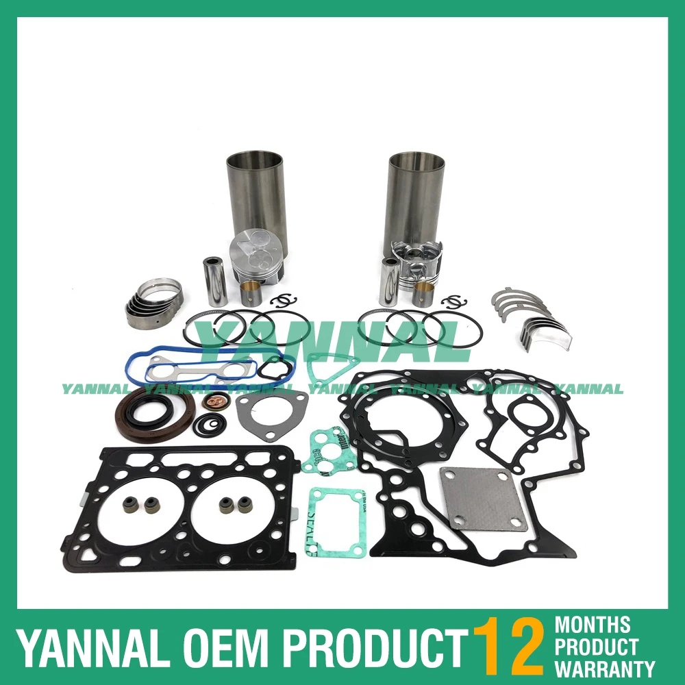 Cylinder Liner Kit With Gasket Set Bearing For Kubota Z602 Engine Spare Parts
Cylinder Liner Kit With Gasket Set Bearing For Kubota Z602 Engine Spare Parts