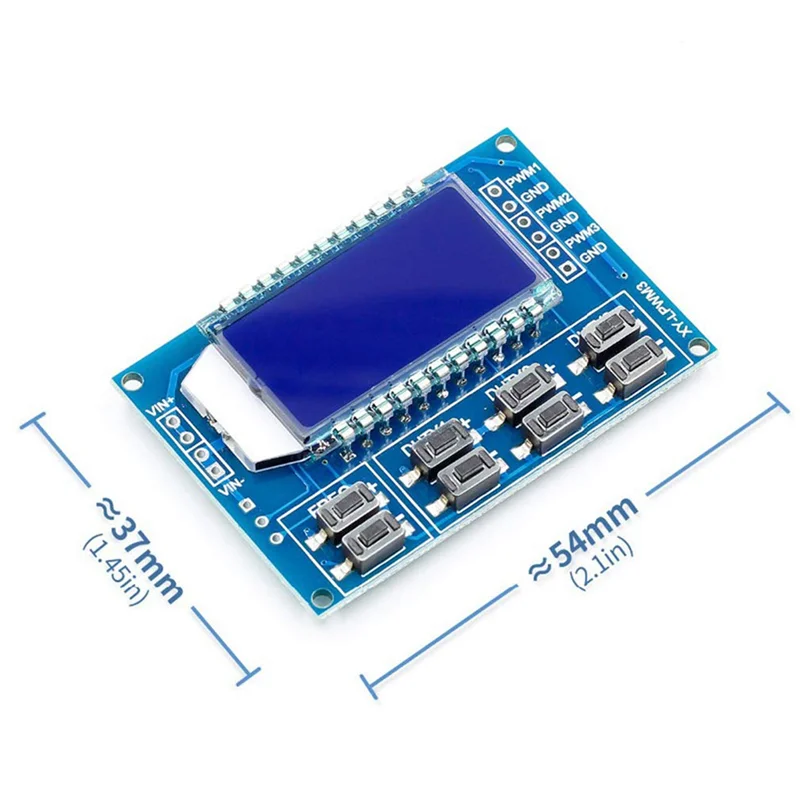 B28C-2Pcs 3-канальный ШИМ-генератор импульсов с регулируемой частотой, прямоугольный модуль генератора сигналов прямоугольной волны
B28C-2Pcs 3-канальный ШИМ-генератор импульсов с регулируемой частотой, прямоугольный модуль генератора сигналов прямоугольной волны