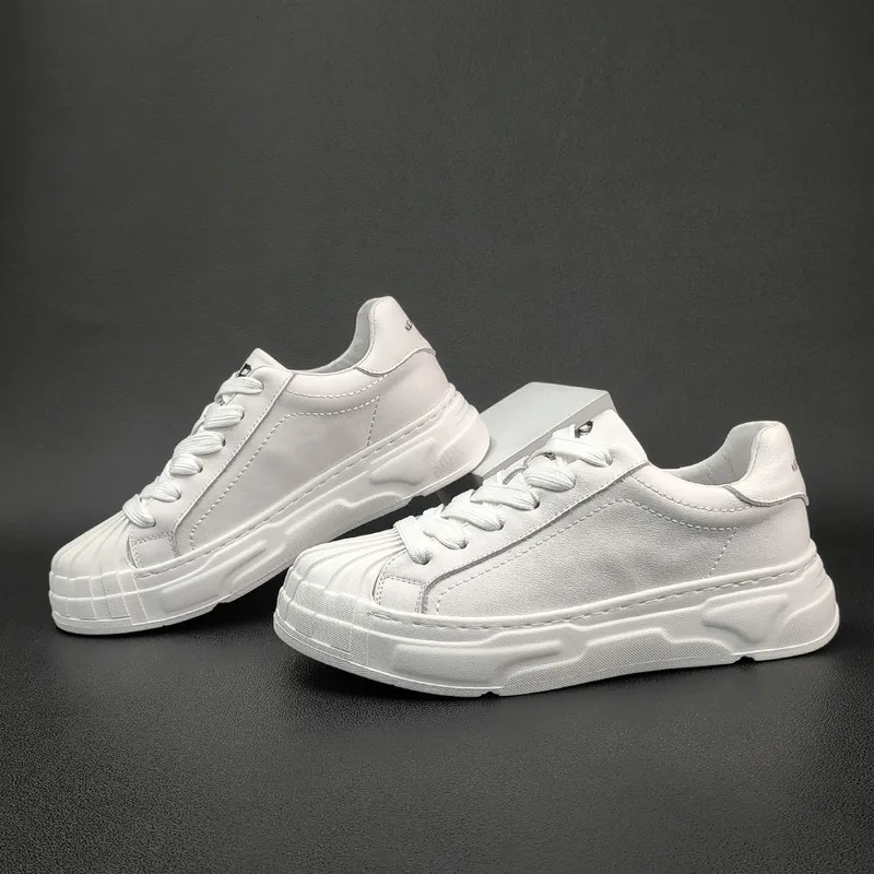 New Men's Fashionable Shell Head Leathers Suede Thick Board Trendy Walking Male Shoes Men's Casual Shoes Loafers Men's Sneakers
New Men's Fashionable Shell Head Leathers Suede Thick Board Trendy Walking Male Shoes Men's Casual Shoes Loafers Men's Sneakers