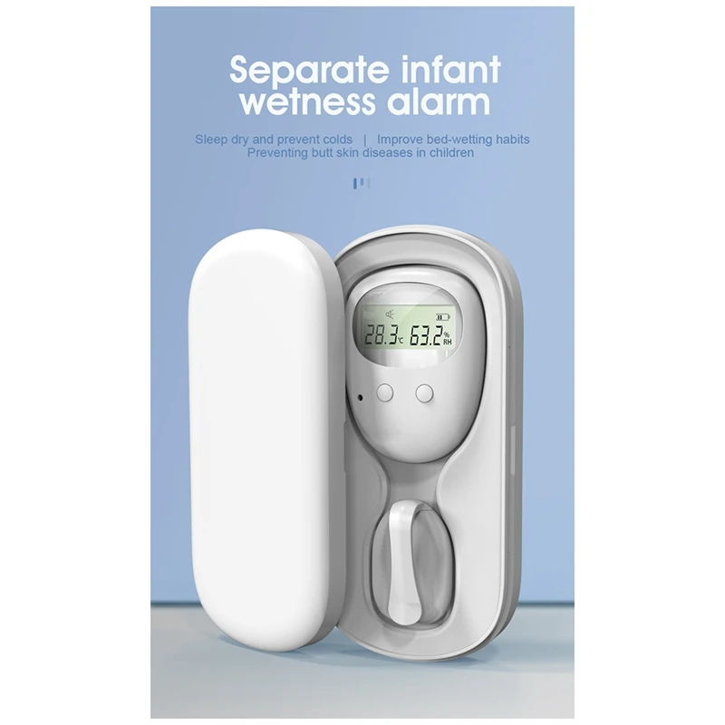Wireless Bedwetting Alarm With Receiver White For Kids Potty Training Elder Care
Wireless Bedwetting Alarm With Receiver White For Kids Potty Training Elder Care