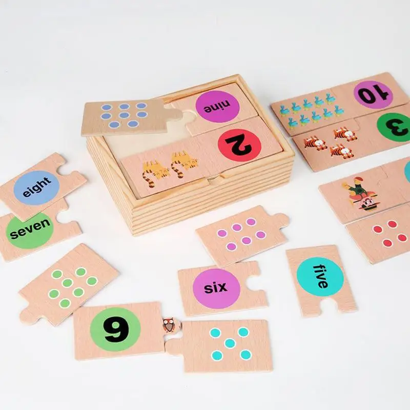 Wooden Number Matching Puzze Toys Montessori Early Education Digital Pattern Building Blocks Game For Baby Festival Gift Toys
Wooden Number Matching Puzze Toys Montessori Early Education Digital Pattern Building Blocks Game For Baby Festival Gift Toys