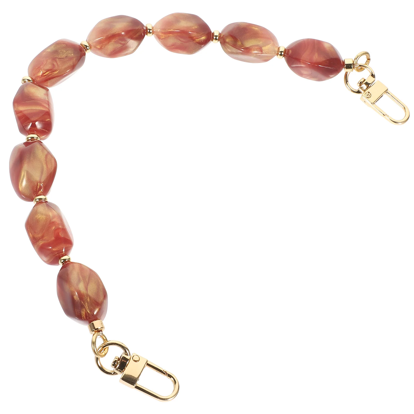 Bag Chain Strap Beaded Purse Handle Durable Anti-Fading Removable Convenient Tightly Attached to Bags Fashionable Women's
Bag Chain Strap Beaded Purse Handle Durable Anti-Fading Removable Convenient Tightly Attached to Bags Fashionable Women's