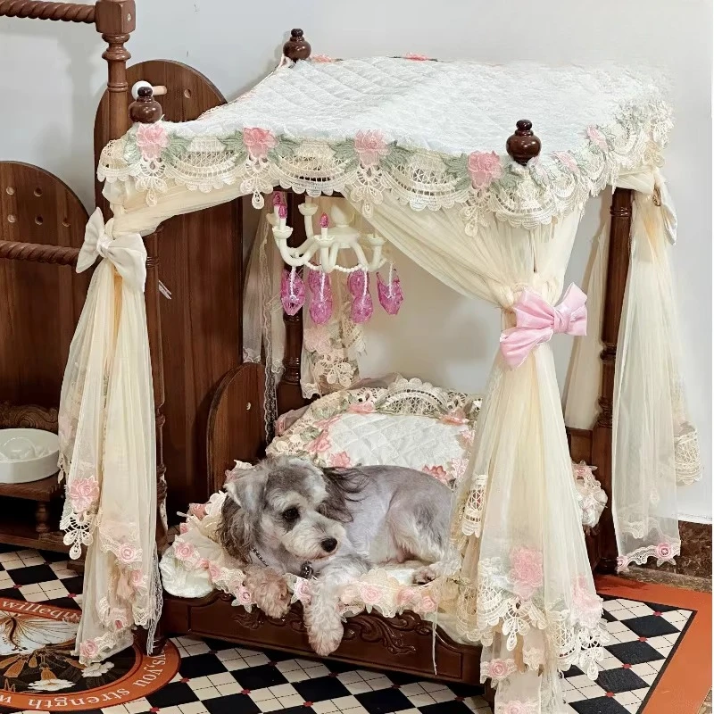 Court Vintage Shelf Bed Real French American Bed Small Dog Cat Deluxe Bed Mantle Mosquito Net
Court Vintage Shelf Bed Real French American Bed Small Dog Cat Deluxe Bed Mantle Mosquito Net