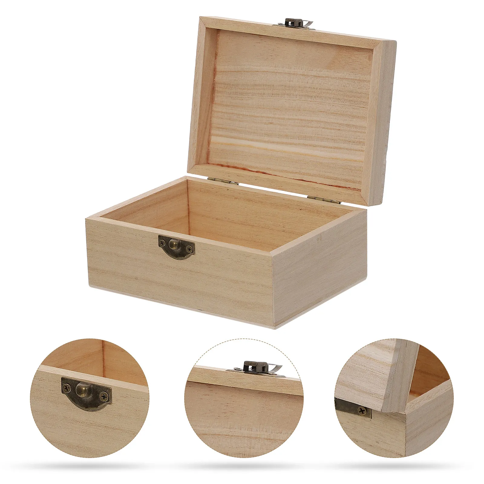 6 Pcs Rectangular Boxes Wood with Lids Light Brown Cutlery Organizer Home Decor
6 Pcs Rectangular Boxes Wood with Lids Light Brown Cutlery Organizer Home Decor