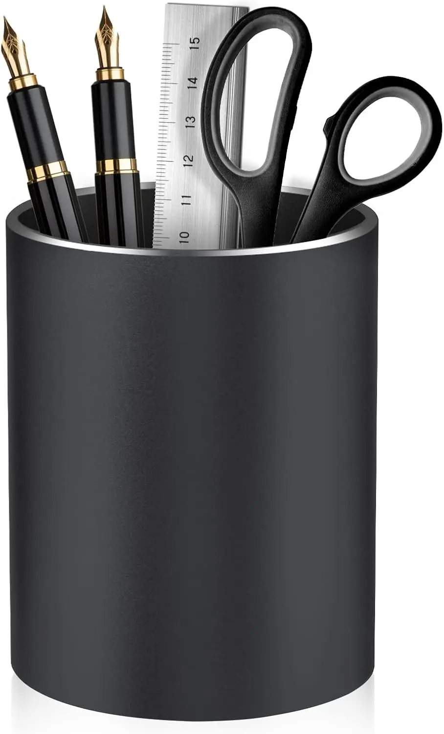 Metal Pen Holder for Desk, Pencil Cup Organizer with Large Capacity for Office School Home, 3.9x3.14 inch Black
Metal Pen Holder for Desk, Pencil Cup Organizer with Large Capacity for Office School Home, 3.9x3.14 inch Black