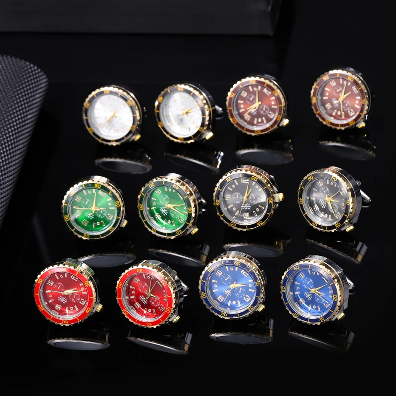 Luxulry Round Watch Cufflinks for Men Shirt Sleeves French High Quality Wedding Business Clocks Cuff Links Accessories
Luxulry Round Watch Cufflinks for Men Shirt Sleeves French High Quality Wedding Business Clocks Cuff Links Accessories