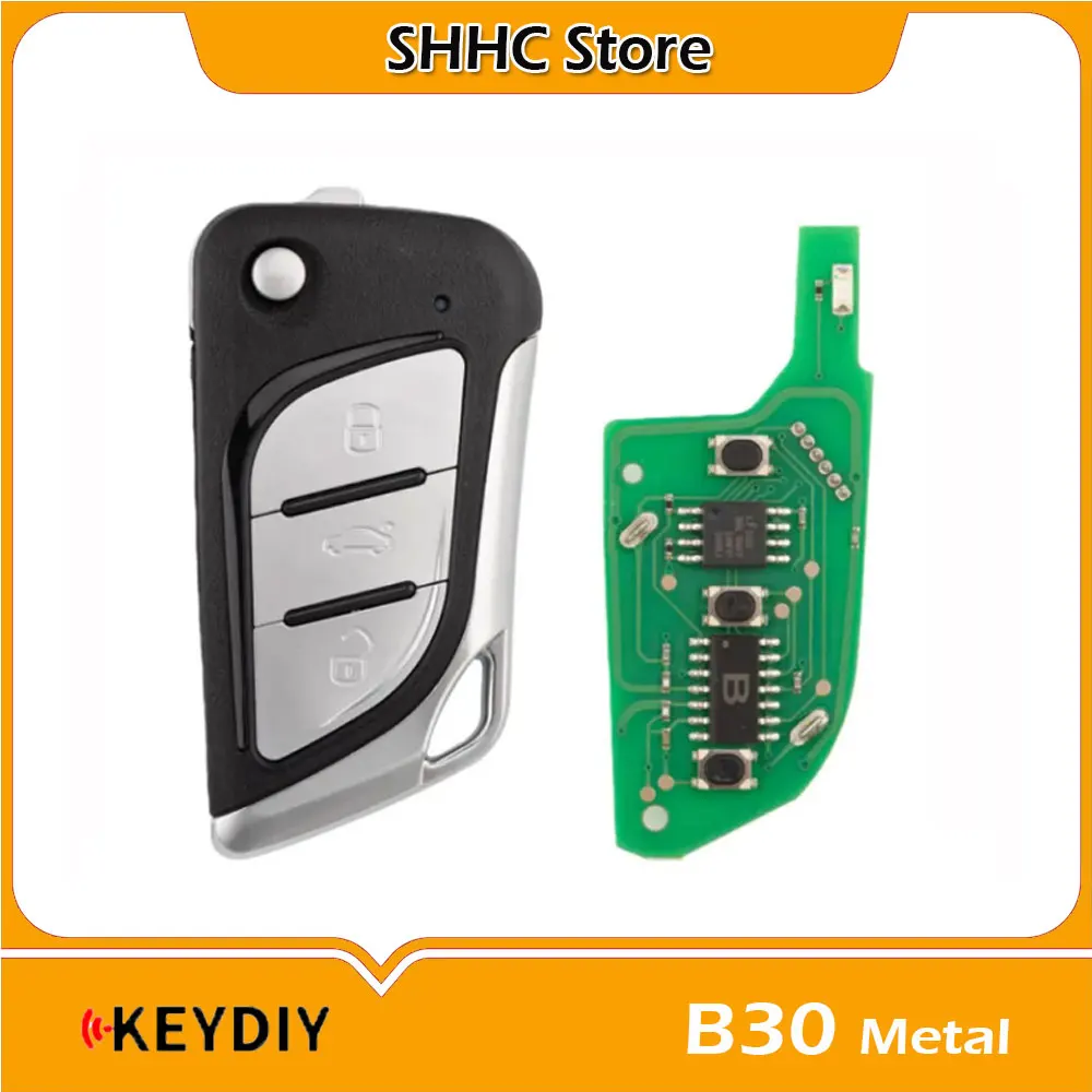 KEYDIY KD B30-3 Metal Universal Remote Key 3 Buttons for Cadillac Type Remote Key for KD-X2/KD MINI/KD-MAX Key Programmer
KEYDIY KD B30-3 Metal Universal Remote Key 3 Buttons for Cadillac Type Remote Key for KD-X2/KD MINI/KD-MAX Key Programmer