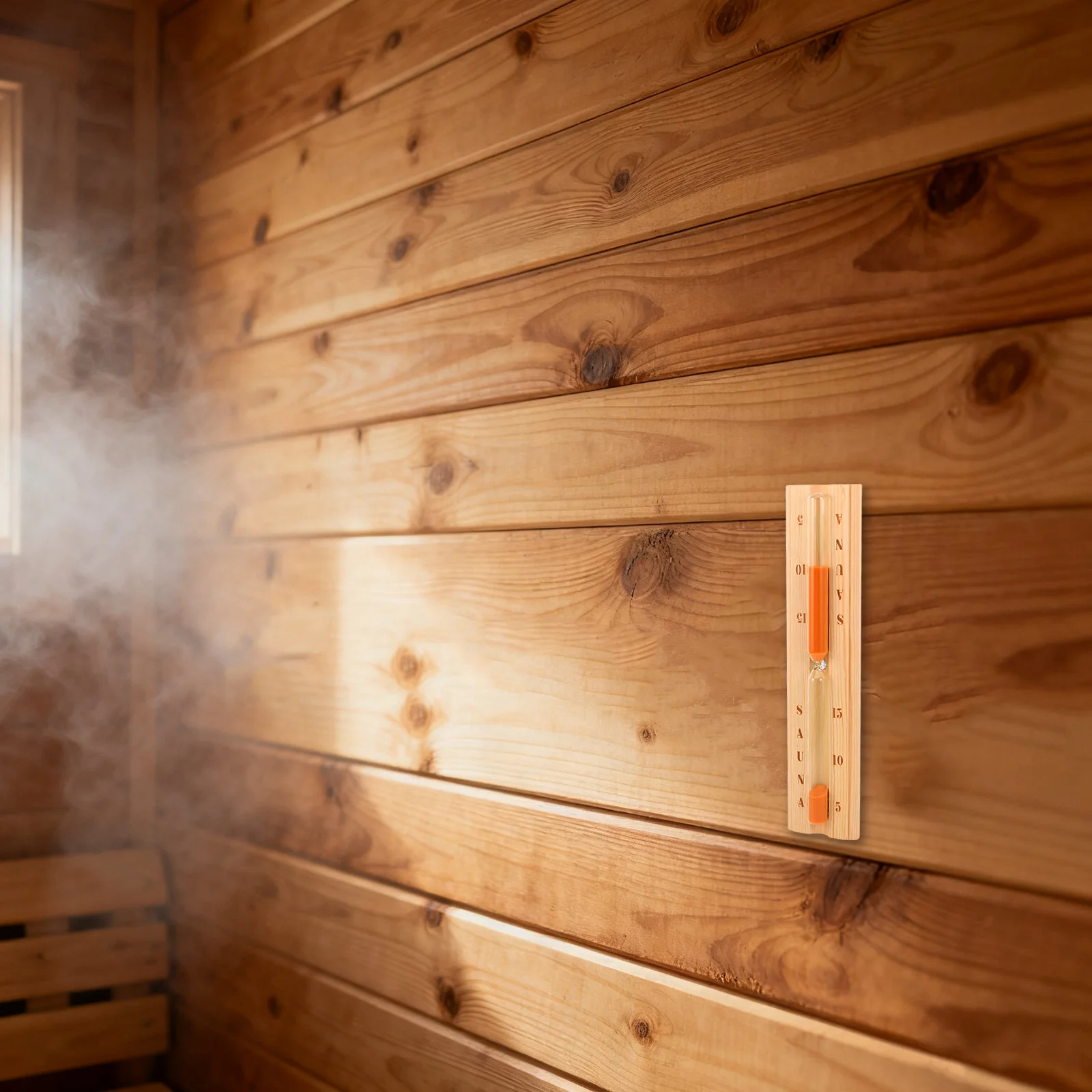 15-Minute Sauna Sand Timer Wooden Wall Mounted Hourglass For Steam Room Rotating Glass Clock Spa Water Therapy Accessories
15-Minute Sauna Sand Timer Wooden Wall Mounted Hourglass For Steam Room Rotating Glass Clock Spa Water Therapy Accessories