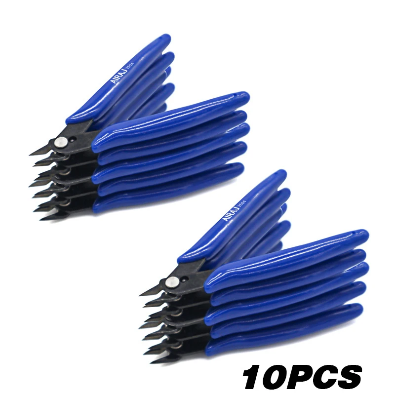 AIRAJ Flush Wire Cutters Side Cutters, Diagonal Side Cutting pliers, Wire Snips, Nippers, Small Wire Cutters for jewelry Making
AIRAJ Flush Wire Cutters Side Cutters, Diagonal Side Cutting pliers, Wire Snips, Nippers, Small Wire Cutters for jewelry Making