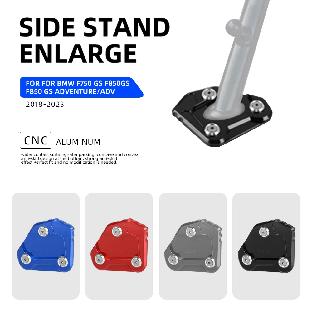 For BMW F750 GS F850GS F850 GS ADVENTURE/Adv 2018-2026 2025 2024 2023 Motorcycle Side Stand Pad Plate Kickstand Enlarger Support
For BMW F750 GS F850GS F850 GS ADVENTURE/Adv 2018-2026 2025 2024 2023 Motorcycle Side Stand Pad Plate Kickstand Enlarger Support