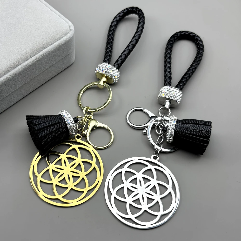 Yoga Flower of Life Stainless Steel Mandala Key Chain for Women Men Sacred Geometry Seed of Life Talisman Key Ring Jewelry
Yoga Flower of Life Stainless Steel Mandala Key Chain for Women Men Sacred Geometry Seed of Life Talisman Key Ring Jewelry