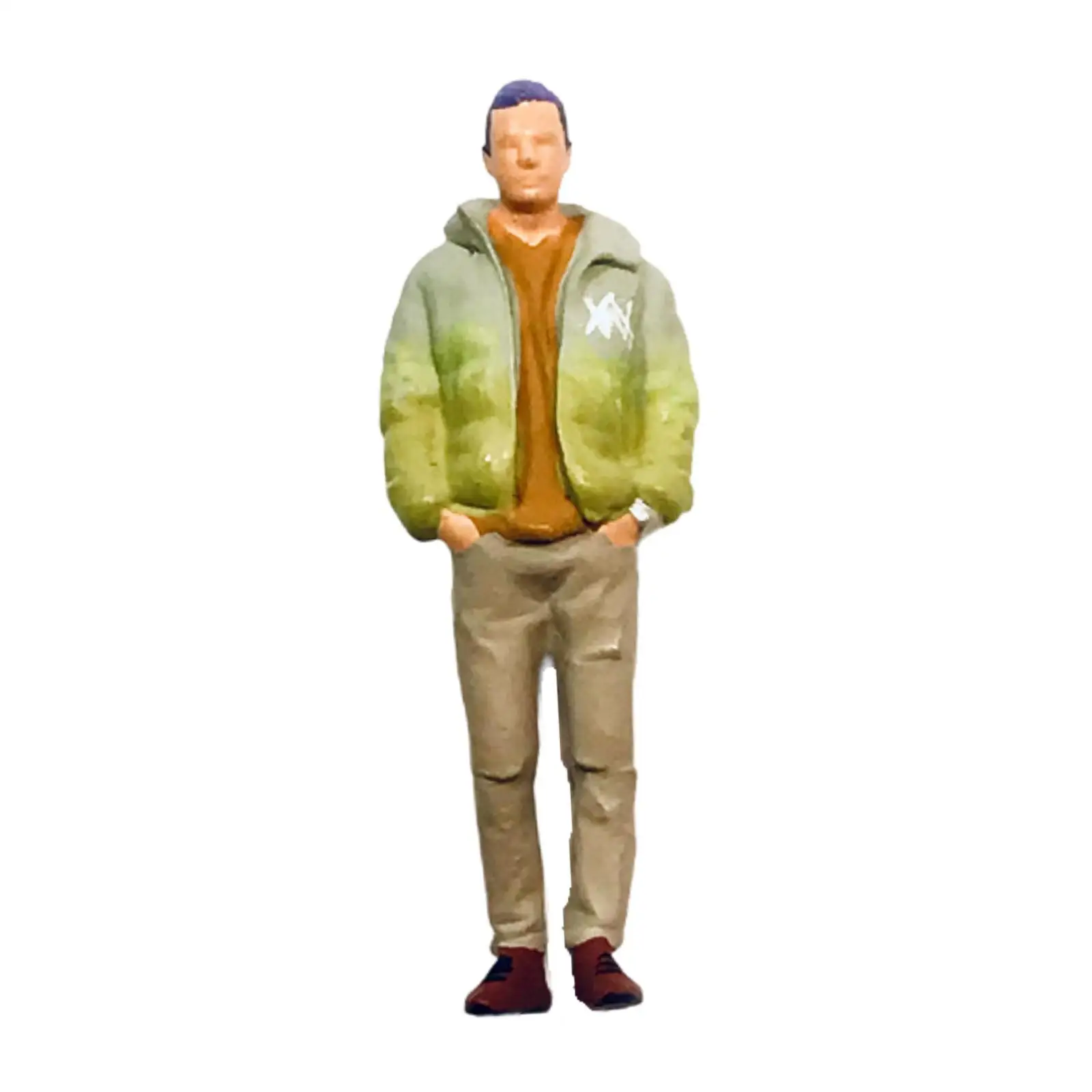 Hand Painted 1/64 Diorama Figures Miniature Layout Figure Hobby Realistic Winter Trendy Boy for Desktop Ornament Model Trains
Hand Painted 1/64 Diorama Figures Miniature Layout Figure Hobby Realistic Winter Trendy Boy for Desktop Ornament Model Trains