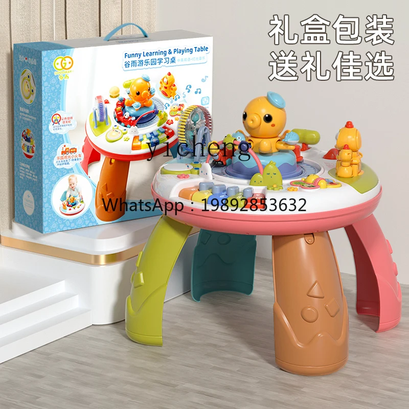 Baby Toys Multifunctional Baby Children's Study Desk 1-2 Years Old Early Education Puzzle One-Year-Old Birthday Gift
Baby Toys Multifunctional Baby Children's Study Desk 1-2 Years Old Early Education Puzzle One-Year-Old Birthday Gift