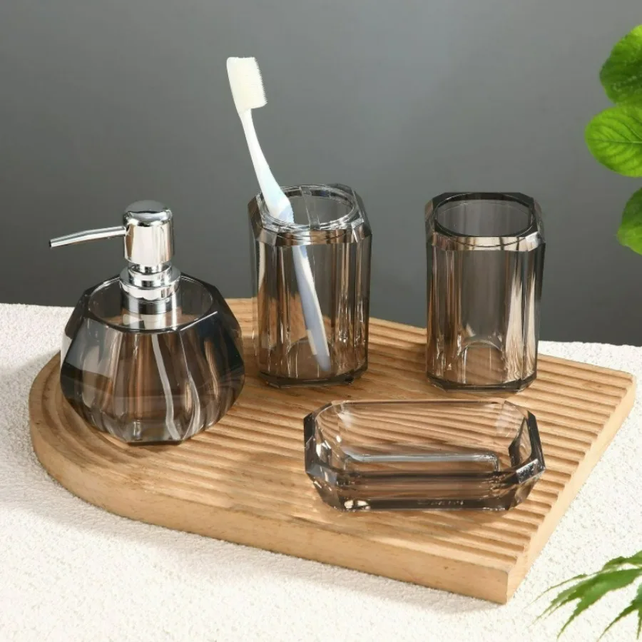Acrylic Lotion Shampoo Bottle Set Mouthwash Cup Soap Dish Toothbrush Holder Cotton Swab Box Tray Bathroom Home Decor Modern
Acrylic Lotion Shampoo Bottle Set Mouthwash Cup Soap Dish Toothbrush Holder Cotton Swab Box Tray Bathroom Home Decor Modern