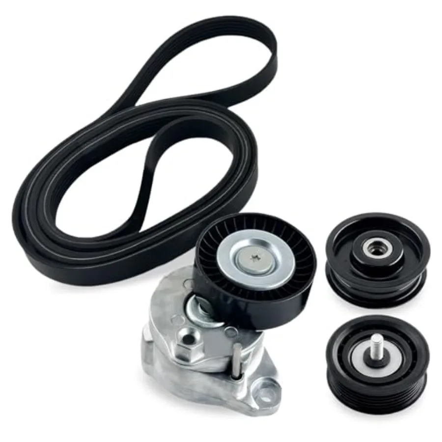 Belt Tensioner Idler Pulley Serpentine Belt Kit, Fit for Mercedes-Benz C300 C350 CLK350 E350 GL450 GLK350 ML350 S550 SL550 SLK3
Belt Tensioner Idler Pulley Serpentine Belt Kit, Fit for Mercedes-Benz C300 C350 CLK350 E350 GL450 GLK350 ML350 S550 SL550 SLK3