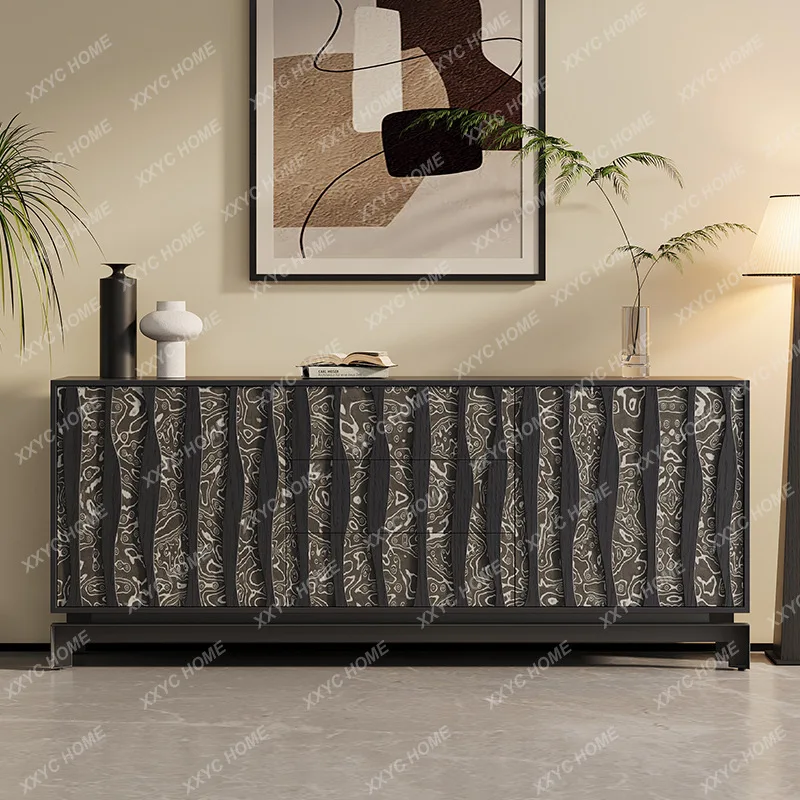 Light luxury solid wood dining side cabinet, living room floor-to-wall decorative locker
Light luxury solid wood dining side cabinet, living room floor-to-wall decorative locker