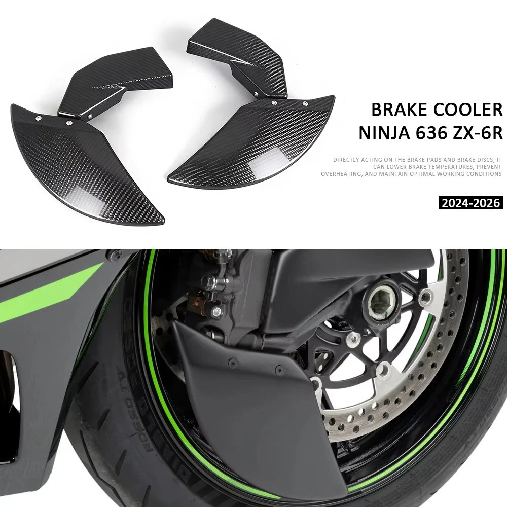 2024 2025 2026 Front Disc Cooling Motorcycle New Air Ducts Brake Caliper Cooler Kit For KAWASAKI NINJA ZX6R ZX-6R ZX 6R 636
2024 2025 2026 Front Disc Cooling Motorcycle New Air Ducts Brake Caliper Cooler Kit For KAWASAKI NINJA ZX6R ZX-6R ZX 6R 636