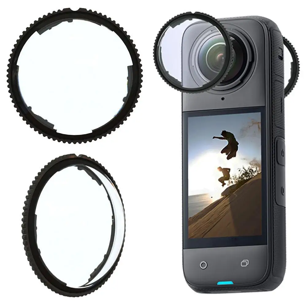 Для Insta360 X5 стеклянный защитный объектив 9H высокопрочный прозрачный стеклянный защитный объектив панорамный объектив камеры
Для Insta360 X5 стеклянный защитный объектив 9H высокопрочный прозрачный стеклянный защитный объектив панорамный объектив камеры