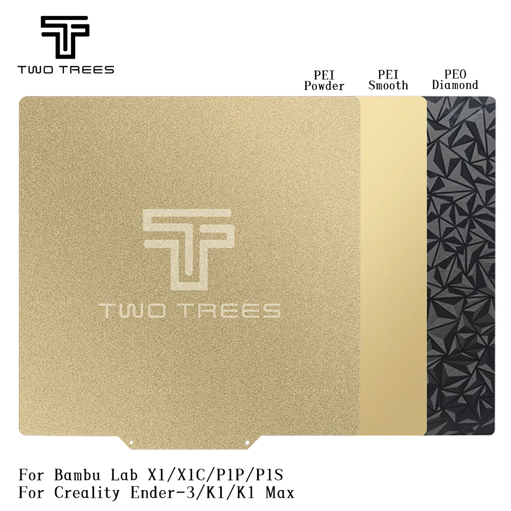 257x257mm For Bambu Lab X1 P1P Double Side PEO Spring Steel Sheet 235x235mm PEI Build Plate For Creality Ender3 K1 K1C K1 Max
257x257mm For Bambu Lab X1 P1P Double Side PEO Spring Steel Sheet 235x235mm PEI Build Plate For Creality Ender3 K1 K1C K1 Max