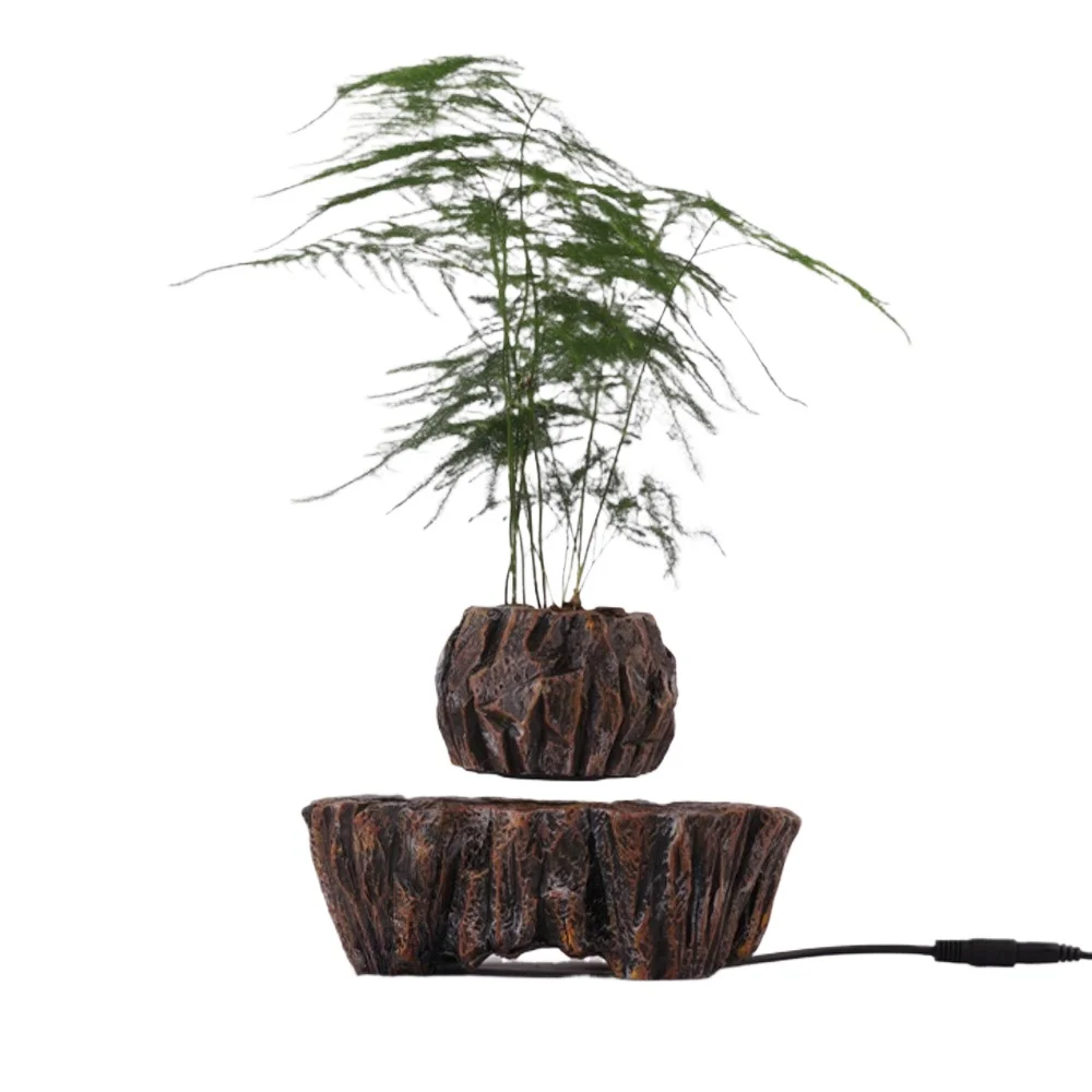 Ceramic resin magnetic suspension flower pot indoor simple decorative flower pot
Ceramic resin magnetic suspension flower pot indoor simple decorative flower pot