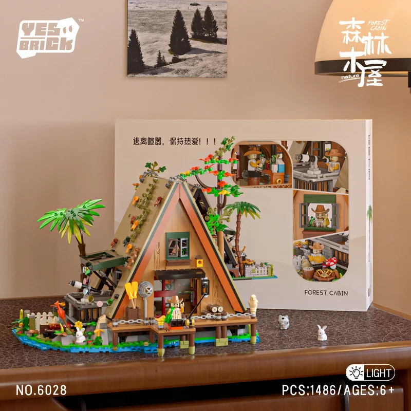 Street View Forest Cabin Bar Educational Building Model Assembly Ornament Toy Blocks Simulation Architecture Puzzle NO.6028
Street View Forest Cabin Bar Educational Building Model Assembly Ornament Toy Blocks Simulation Architecture Puzzle NO.6028