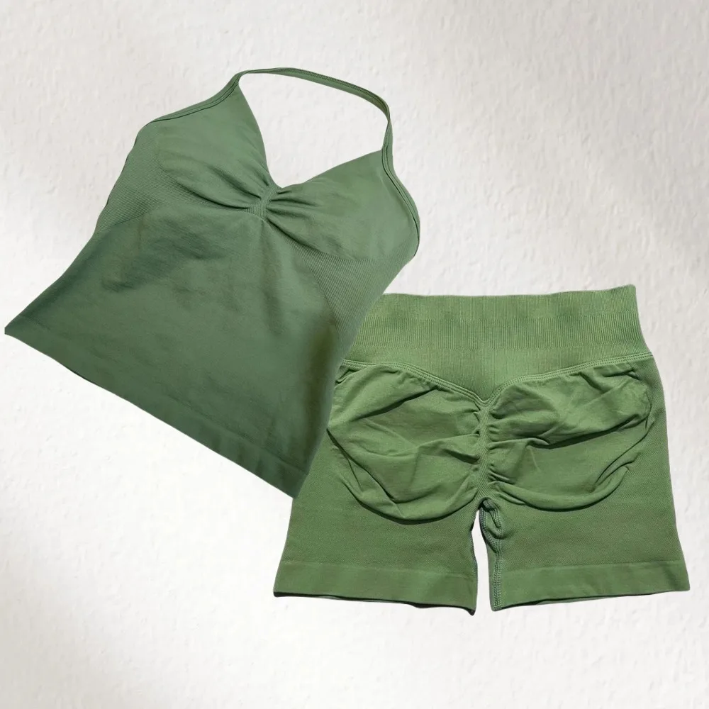 Комплект для йоги из 2 предметов, однотонный, летний комплект для йоги на тренажерном зале, спортивная одежда, женский жилет с воротником, бюстгальтер для йоги, топ, спортивные шорты с высокой талией, спортивный комплект
Комплект для йоги из 2 предметов, однотонный, летний комплект для йоги на тренажерном зале, спортивная одежда, женский жилет с воротником, бюстгальтер для йоги, топ, спортивные шорты с высокой талией, спортивный комплект