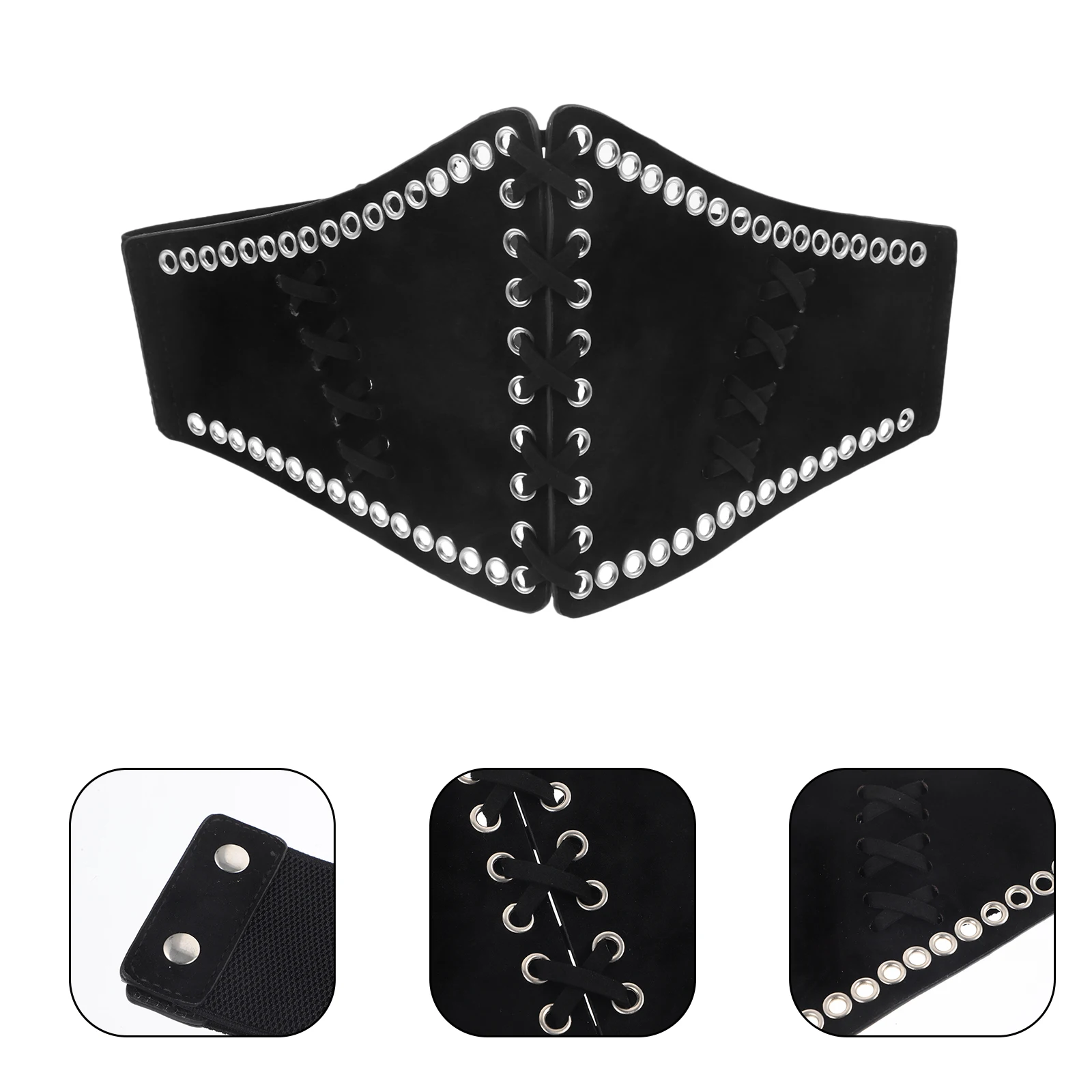 Wide For Women Dresses Imitation Stylish Decorative Waist Belt Adjustable Western Style Corset Belt Black Pirate Witch
Wide For Women Dresses Imitation Stylish Decorative Waist Belt Adjustable Western Style Corset Belt Black Pirate Witch